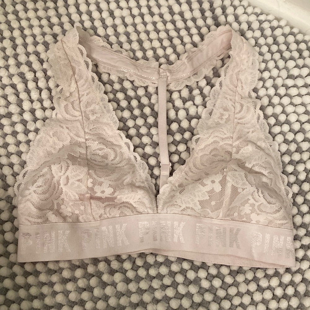 PINK VS Lace bralette bra size small